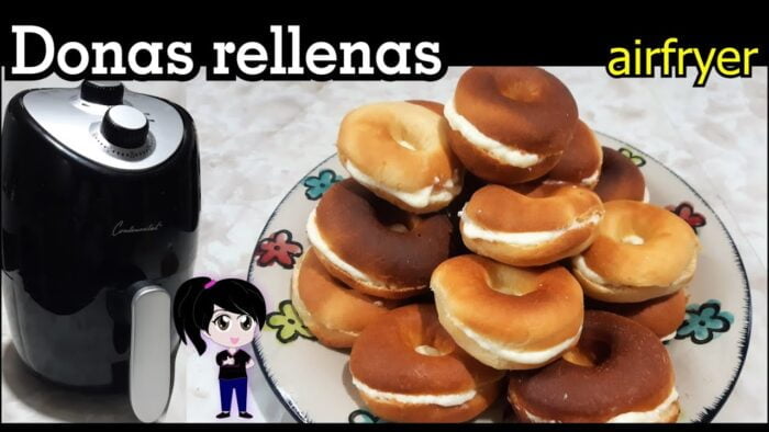 Donas en freidora de aire