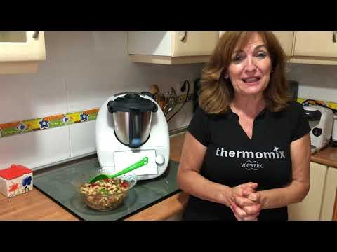 Ensalada de Judías blancas con Thermomix realizada por Justa