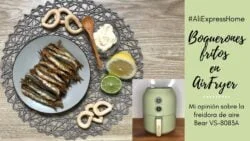 FREIDORA DE AIRE ALIEXPRESS Bear VS-8083A ¿Merece la pena?👩‍🍳 RECETA BOQUERONES FRITOS AIR FRYER