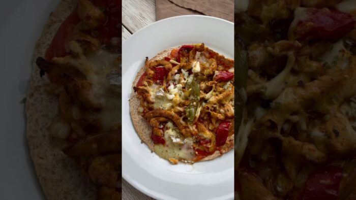 Fajipizza en freidora de aire