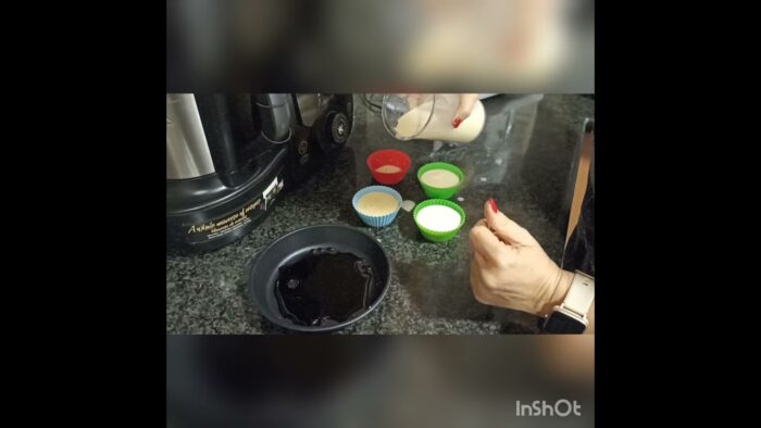 Flan de huevo en freidora de aire
