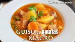 GUISO de patatas con MAGRO con THERMOMIX®// GUISADO de CARNE // Muy fácil y tierno…