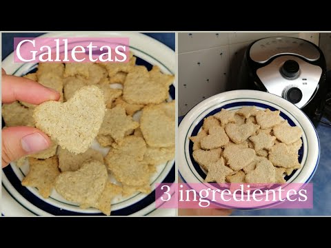 Galletas en freidora de aire | 3 ingredientes