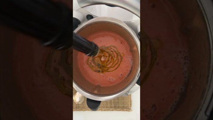 Gazpacho fresco y rápido con Thermomix