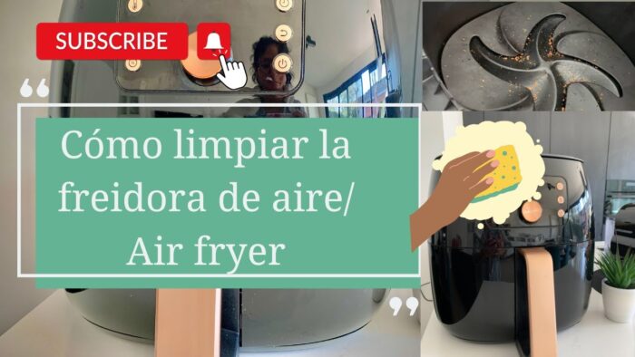Limpieza de FREIDORA de AIRE por dentro [air fryer]