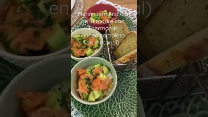 Menú completo Día de la Madre con Thermomix – Video completo  del directo en mi canal | #thermomix
