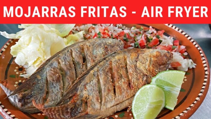 Mojarras (tilapia) fritas en Freidora de Aire.- RecetasdeLuzMa