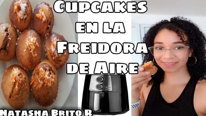 Muffins de Zanahoria y Coco en la Freidora de Aire/ Recetas Fáciles en el Air Fryer