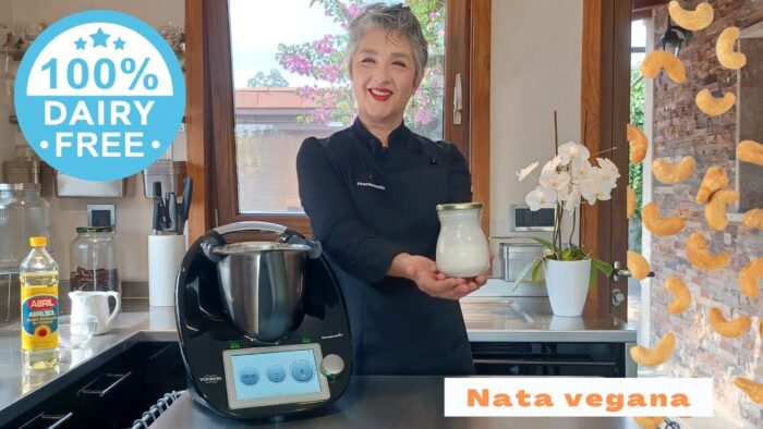 🥛 NATA VEGANA | CREMA VEGETAL 🥛  BÁSICOS con Thermomix® #TM6 #TM5 #TM31 🔝