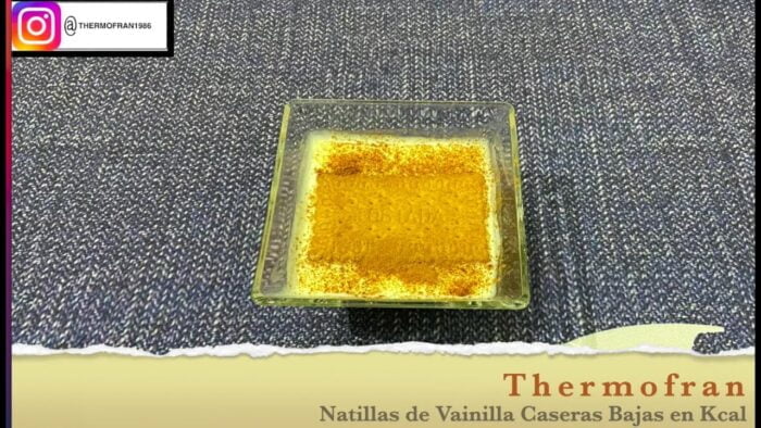 Natillas de Vainilla Caseras Bajas en Calorias (Kcal) Sin Azúcar Con thermomix tm6