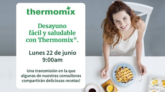 Opciones para un desayuno fácil y saludable con Thermomix