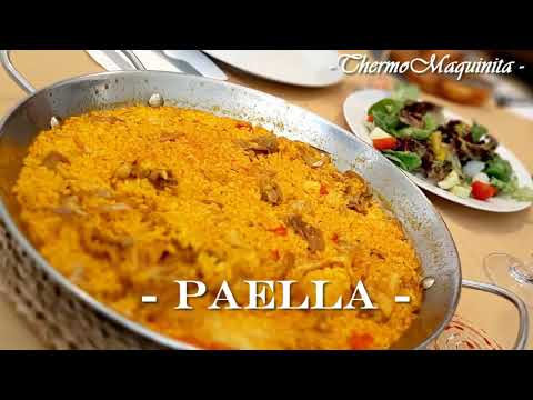 PAELLA con THERMOMIX. Arroz de Pollo y Conejo.
