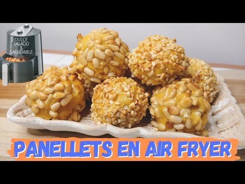 PANELLETS Saludables en AIR FRYER | Postre TÍPICO en FREIDORA DE AIRE