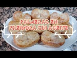 Palmeras de hojaldre en FREIDORA DE AIRE