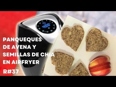 Panqueques de avena y semillas de chia en airfryer – freidora de aire R#37