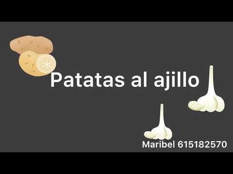 Patatas al ajillo con thermomix//La cocina de Maribel