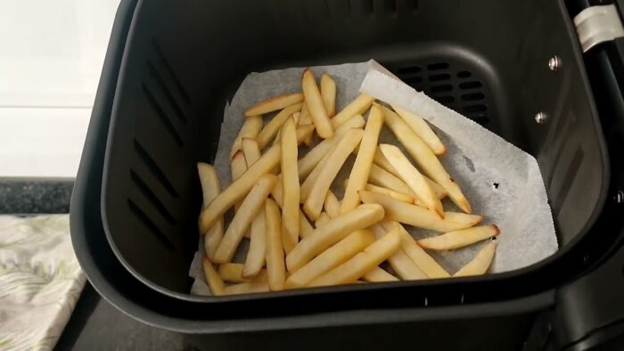 Patatas en freidora de aire XXL de lidl