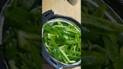 Pimientos fritos en freidora de aire@lacocinadepipo9733