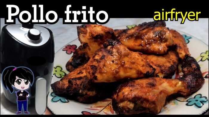 Pollo frito en freidora de aire (rápido y super delicioso)