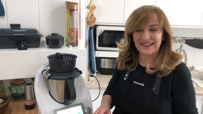 Potaje de Cuaresma con langostinos con Thermomix/ realizado por Justa Molina.    @JustaMolina ￼