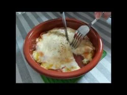 Provolone con Tomate, orégano y AOVE en Freidora de Aire CECOFRY