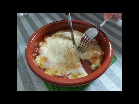 Provolone con Tomate, orégano y AOVE en Freidora de Aire CECOFRY