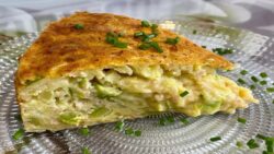 RECETAS CON FREIDORA DE AIRE PASTEL DE CALABACIN JUGOSO Y MUY FACIL!!