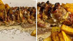 RECETAS Con  FREIDORA de AIRE!! 👩‍🍳👍SOLOMILLO y GUARNICIÓN 🥔!! No he COMIDO otro MEJOR!!
