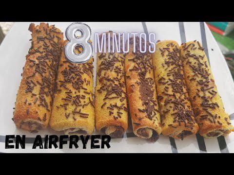 ROLLITOS DE NOCILLA EN FREIDORA DE AIRE