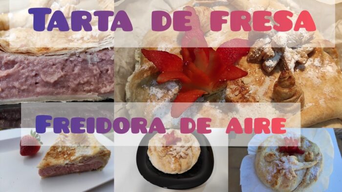 Receta de TARTA DE FRESA 🍰🍰🍰 deliciosa!!! En FREIDORA DE AIRE. Airfryer