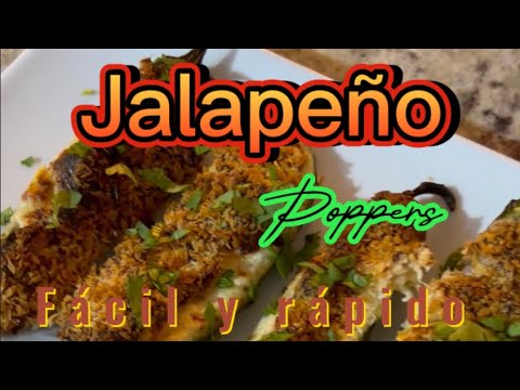 Receta de jalapeño poppers fácil y rápido en freidora de aire