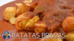 Recetas con freidora de aire – Patatas bravas muy picantes – recipe puttanesca sauce