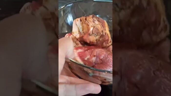 Res En Freidora de aire #youtubeshorts #comida #fastfood