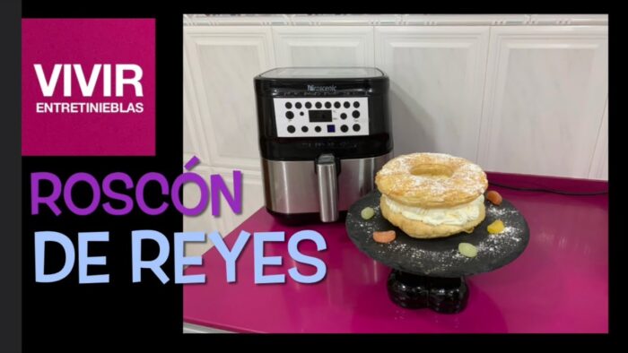 Roscón de Reyes en freidora de aire