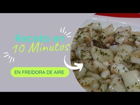 SEPIA EN FREIDORA DE AIRE 🦑🦑|| Super tierna 🤤