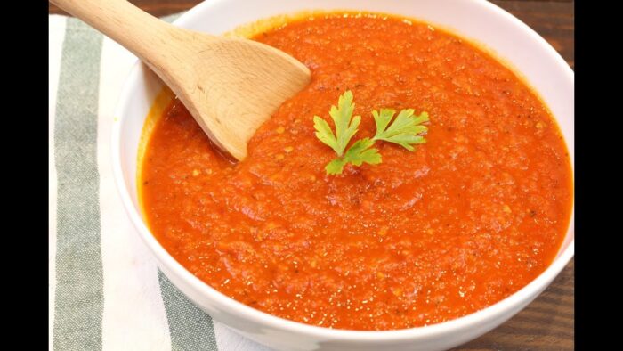 Salsa de tomate casera con Thermomix