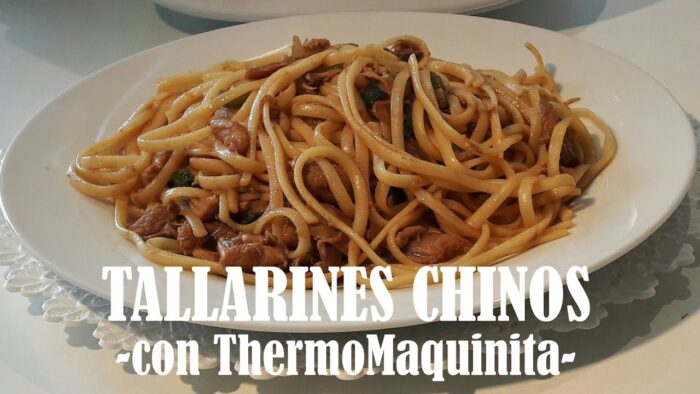 TALLARINES CHINOS con THERMOMIX//de ThermoMaquinita