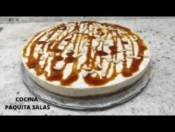 TARTA DE GALLETAS Y CUAJADA con thermomix/RECETA  FACIL/COCINA PAQUITA SALAS