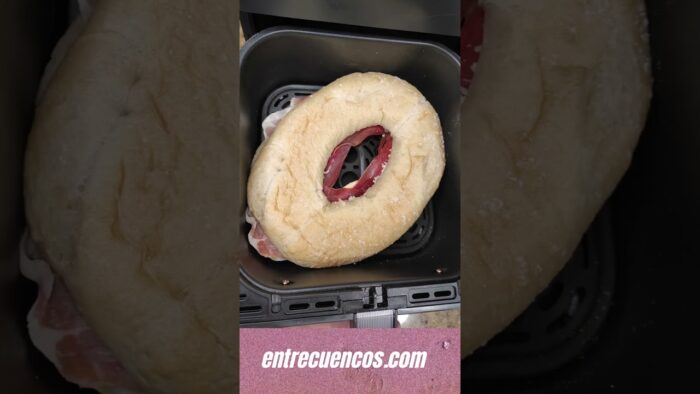 TORTA DE JAMON EN FREIDORA DE AIRE COSORI DUAL BLAZE #shorts #freidoradeaire