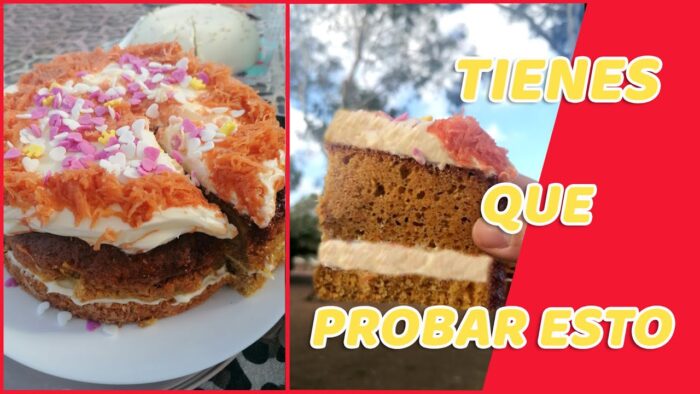 Tarta de ZANAHORIA 🥧🥕 en freidora de aire. Carrot cake | | Postres en AIRFRYER