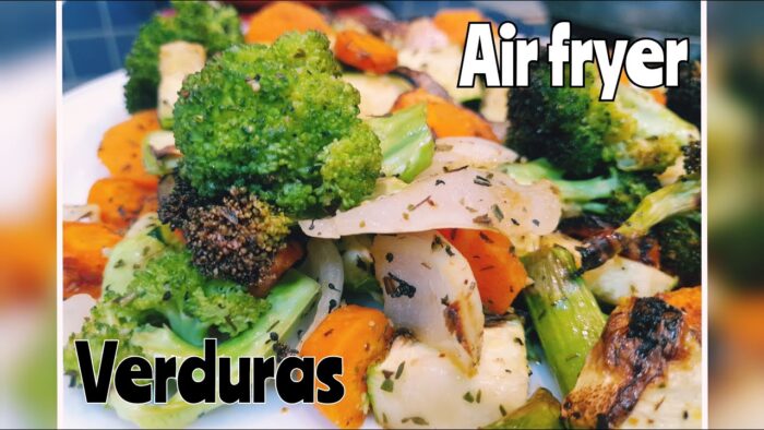 Verduras en la freidora de aire #airfryer #vegetales