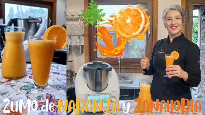 🥤ZUMO INTEGRAL DE NARANJA 🍊 Y ZANAHORIA 🥕 con Thermomix® #TM6 #TM5 #TM31 🔝