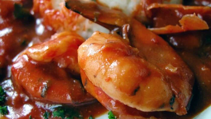 Camarones con tequila y lima, receta caribeña