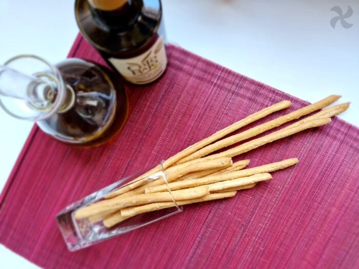 Colines cristal con aceite de oliva
