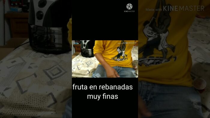 cómo deshidratar fruta con freidora de aire