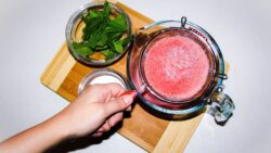 Receta mexicana de agua de sandía