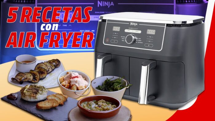 😋 ¡5 RECETAS RIQUÍSIMAS para tu FREIDORA de AIRE! 🍽️