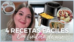 4 RECETAS FÁCILES CON FREIDORA DE AIRE | ULTENIC K10
