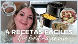 4 RECETAS FÁCILES CON FREIDORA DE AIRE | ULTENIC K10