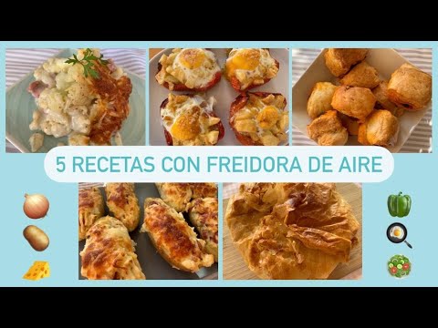 🏖️5 Recetas con FREIDORA DE AIRE Ultenic. Os enseño la COMPRA! Fáciles, Rápidas y Baratas.
